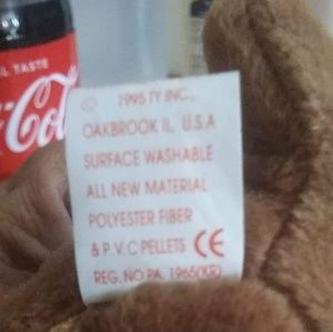 1995 weenie dog beanie baby